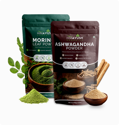 Moringa  (250g) + Ashwagandha  (250g)