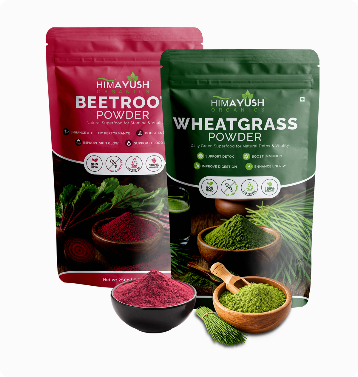 Beetroot  (250g) + Wheatgrass  (250g)