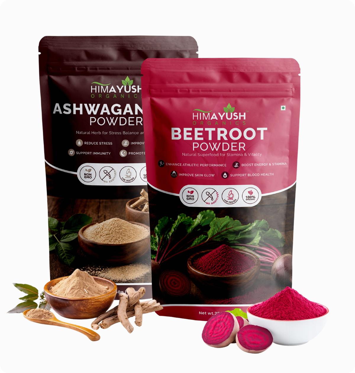 Beetroot  (250g) + Ashwagandha  (250g)