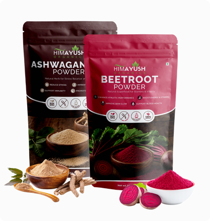 Beetroot  (250g) + Ashwagandha  (250g)