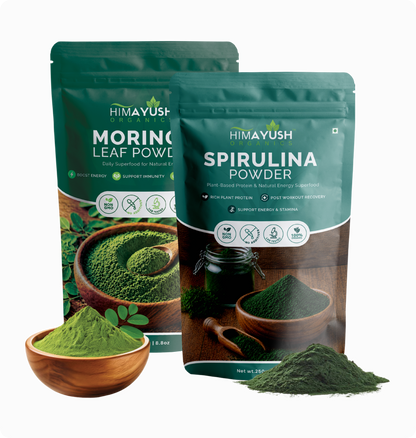 Moringa  (250g) + Spirulina  (250g)